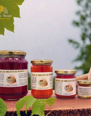 Barattoli di Miele di Melata di Maggio