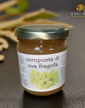 Composta di uva fragola in vasetto