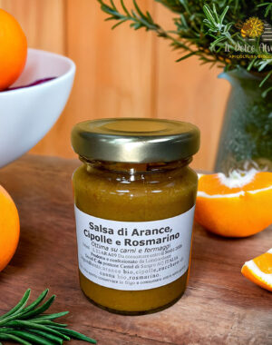 Il Dolce Alveare -Vasetto di Salsa di Arance Cipolle e Rosmarino