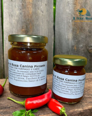 Il Dolce Alveare -Vasetti Salsa di Rosa Canina Piccante