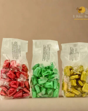 Le caramelle al miele in tre gusti - classico, eucalipto e propoli